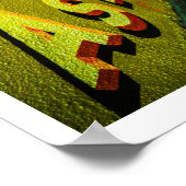 Glasgow Lane Poster (Ecke)