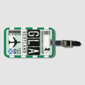 Glasgow Luggage Tag Gepäckanhänger (Vorderseite (Horizontal))