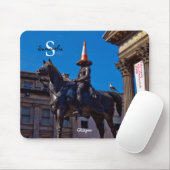 Glasgow Mouse mat Mousepad (Mit Mouse)