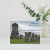 Glasgow Necropolis Graves Postcard Postkarte (Stehend Vorderseite)