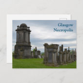 Glasgow Necropolis Graves Postcard Postkarte (Vorne/Hinten)