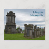 Glasgow Necropolis Graves Postcard Postkarte (Vorderseite)