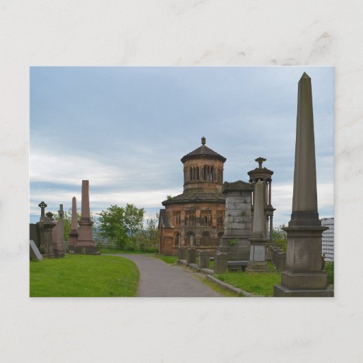 Glasgow Necropolis Postcard Postkarte (Vorderseite)