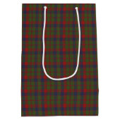 Glasgow Original Scottish Tartan Mittlere Geschenktüte (Rückseite)