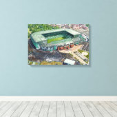 Glasgow Parkhead Fußballstadion Leinwanddruck (Insitu (Holzboden))