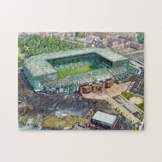 Glasgow Parkhead Fußballstadion Puzzle (Horizontal)