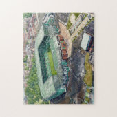 Glasgow Parkhead Fußballstadion Puzzle (Vertikal)