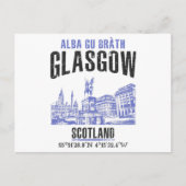 Glasgow Postkarte (Vorderseite)