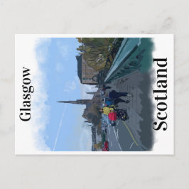 Glasgow-Postkarte Postkarte