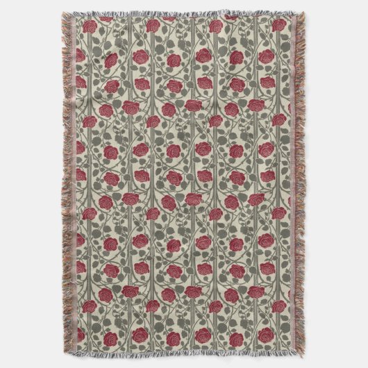 Glasgow Rose - Jugendstil Decke (Vorderseite Vertikal)