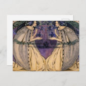 Glasgow School Frances Macdonald MacNair Spring Postkarte (Vorne/Hinten)