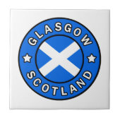 Glasgow Schottland Fliese (Vorderseite)