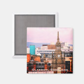 Glasgow, Schottland, Kühlschrankmagnet (Vorderseite/Rückseite)