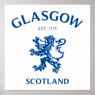 Glasgow Schottland Poster