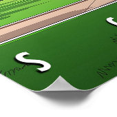 Glasgow, Schottland Poster (Ecke)