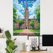 Glasgow, Schottland Poster (Heimbüro)