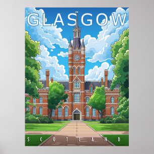 Glasgow, Schottland Poster