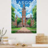 Glasgow, Schottland Poster (Küche)
