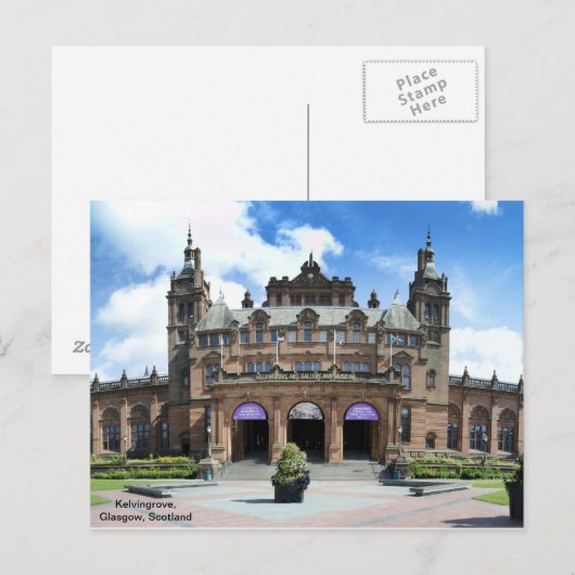 Glasgow, Schottland Postkarte (Vorne/Hinten)