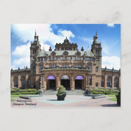 Glasgow, Schottland Postkarte (Vorderseite)