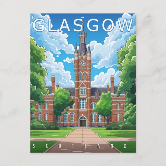 Glasgow, Schottland Postkarte (Vorderseite)