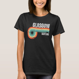 Glasgow Schottland Retro-Stadt Vintage-Souvenir T-Shirt