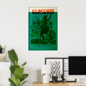 Glasgow Schottland Schotte Celtic Edinburgh St Poster (Heimbüro)