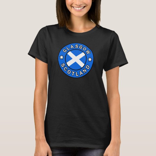 Glasgow Schottland T-Shirt (Vorderseite)