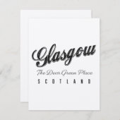 Glasgow Schottland "The Liear Green Place" (Vorne/Hinten)