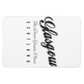 Glasgow Schottland "The Liear Green Place" Magnet (Horizontal)