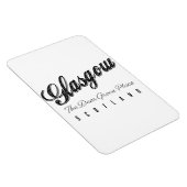 Glasgow Schottland "The Liear Green Place" Magnet (Rechte Seite)