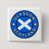 Glasgow Scotland Button (Vorderseite)