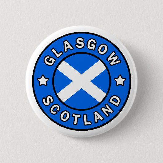Glasgow Scotland Button (Vorderseite)