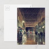 Glasgow Scotland Christmas Lights Feiertagspostkarte (Vorne/Hinten)