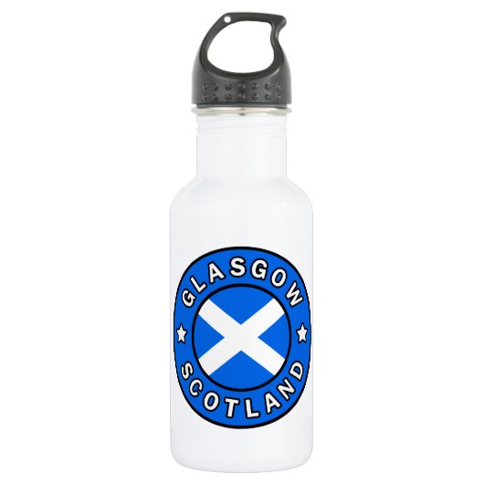 Glasgow Scotland Edelstahlflasche (Vorderseite)