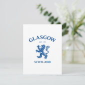 GLASGOW, SCOTLAND FEIERTAGSKARTE (Stehend Vorderseite)