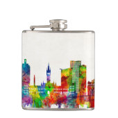 Glasgow Scotland Flachmann (Vorderseite)