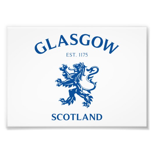 GLASGOW, SCOTLAND FOTODRUCK (Vorne)