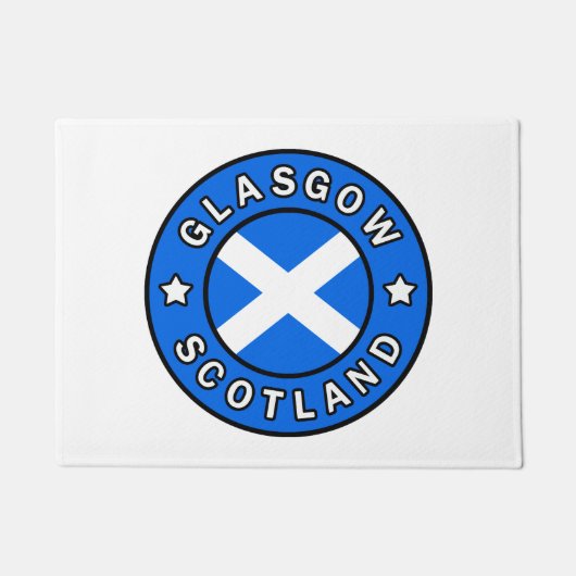 Glasgow Scotland Fußmatte (Vorderseite)