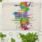 Glasgow Scotland Geschirrtuch (Gefaltet)