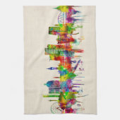 Glasgow Scotland Geschirrtuch (Vertikal)