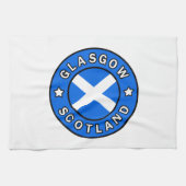 Glasgow Scotland Geschirrtuch (Horizontal)
