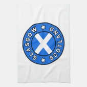 Glasgow Scotland Geschirrtuch (Vertikal)
