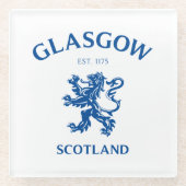 GLASGOW, SCOTLAND GLASUNTERSETZER (Vorderseite)