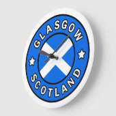 Glasgow Scotland Große Wanduhr (Winkel)