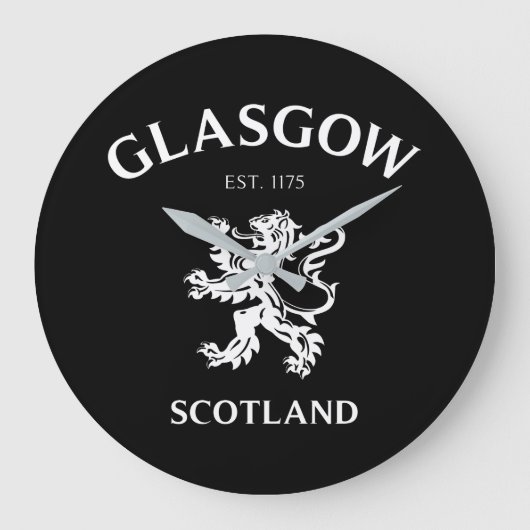 GLASGOW, SCOTLAND GROßE WANDUHR (Vorderseite)