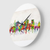 Glasgow Scotland Große Wanduhr (Winkel)