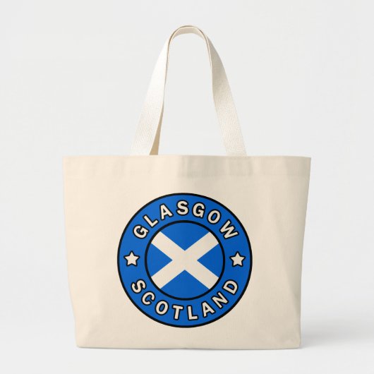 Glasgow Scotland Jumbo Stoffbeutel (Vorne)
