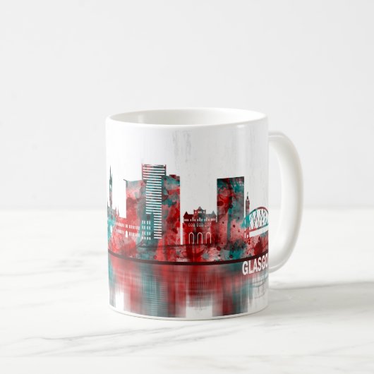 Glasgow Scotland Kaffeetasse (VorderseiteRechts)