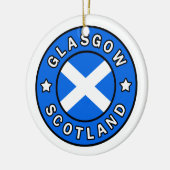 Glasgow Scotland Keramik Ornament (Links)